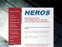 Tablet Screenshot of heros-autovermietung.de